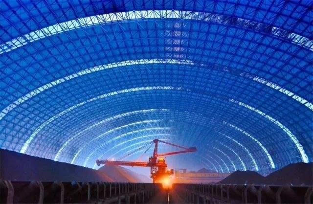 普兰店亿优钢构工程师为您解析原料场封闭技术的特点和类型
